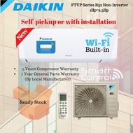 Daikin 1Hp ~ 2.5Hp Non Inverter Wall Mounted Aircond 冷气机 Penghawa Dingin Household Office Use Installation Pickup