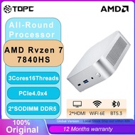 AMD Ryzen 7 7840HS Mini PC Radeon 780M DDR5 NVMe WiFi 6 USB4 Compact Gaming Desktop