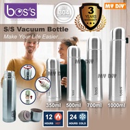 DIY Online4u - BOSS 304 Stainless Steel Vacuum Flask Thermal Bottle Double Wall Stainless Steel Comp