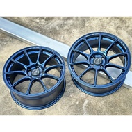 New Car Sport Rim FLOW FORMING 7.6KG RAXER WHEELS RP10X Limited Finishing QUANTUM BLUE 17x8J 4x100 5