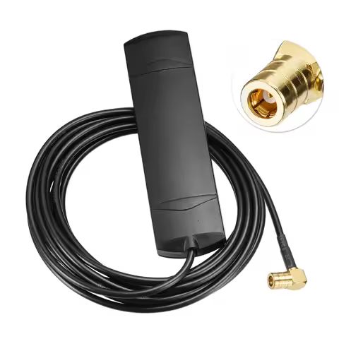 Superbat 17dbi DAB+ Car FM AM Radio Windscreen Antenna SMB 3M for Pioneer Alpine Clarion Digital Rad