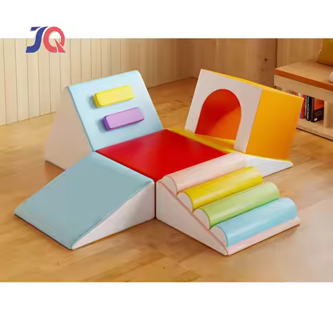 Factory Customizable Indoor Soft Play Set Climbing Slide Tunnel for Preschoolers Babies Sensory Trai