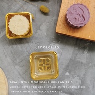 10 PCS MOONCAKE TRAY MOONCAKE TRAY MICA 75 GRAM - GOLD 7.5