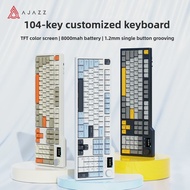 (SG STOCK) AJAZZ AK35I V3 Bluetooth Wireless Three Mode Side Print Mechanical Keyboard 104 Key Hot S