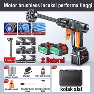 REAIM  cuci & mobil Jet Cleaner Termasuk Baterai 2*588VF Alat Cuci portable tekanan tinggi mesin sem