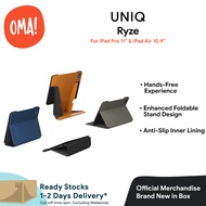 UNIQ Apple iPad Pro 11-inch / iPad Air 10.9-inch RYZE Folio Case - Black | iPad Compatible Case