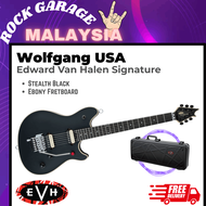 EVH Wolfgang USA Edward Van Halen Signature Electric Guitar Ebony FB Stealth Black