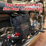 Side Bag ZEGA Waterproof 7Gear Crashbar Bag Multi Bag Side Motorcycle Bag