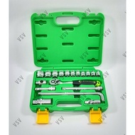 Tekiro socket wrench set 18pc 3/ 8" 6-22mm Tekiro socket wrench set