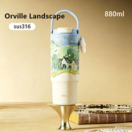 Bigcar Van Gogh Series 880ml SUS316 Stainless Steel Insulated Tumbler