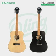 Cort AD 810 OP Guitar with String - Jumbo Body - Color natural & Black