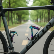 Bright Finish Electroplated Aluminum Alloy Water Bottle Holder for Mountain Bikes  Pemegang Botol Ai