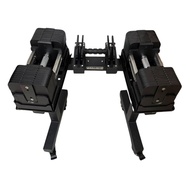 CARBYNE FITNESS CARBYNE Armour 60kg Adjustable Dumbbell - 2 pieces + Rack