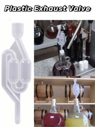 1入組塑料單向發酵閥（17cm/6.7''）用於紅酒、葡萄酒和啤酒發酵,排氣閥