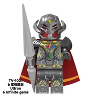 New Product Superhero TV6201 Iron Man Six Jewels Ultron Panther Thunder God Third Party Assembled Bu