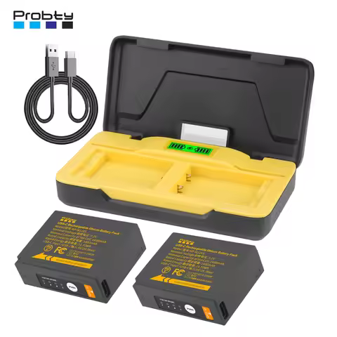 Probty NP-W126 NP-W126S Battery And 20W Fast Charger w SD Card Slots for Fuji HS30EXR HS33EXR X PRO1