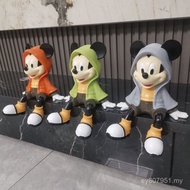 Sitting Mickey Gift Entrance Entrance Desktop Home Wine Cabinet Decoration Wall Cabinet Creative TV 