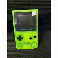 USED Nintendo Gameboy colour GBC transparent GREEN in good working condition