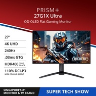 PRISM+ 27G1X Ultra | 27" 4K UHD QD-OLED 240Hz Gaming Monitor