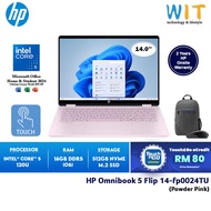HP Omnibook 5 Flip 14-fp0024TU /14-fp0095TU /14-fp0027TU (Intel Core 5-120U/16GB RAM/512GB/14" 2K To