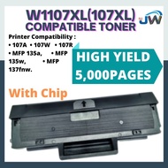 HP W1107A Toner Compatible to HP W1107A HP107A W1107X For Laserjet 107A 107w MFP 135a 135w 137fnw