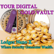 Ledger Nano X Hardware Wallet Bluetooth Crypto Wallet Multi-Chain Multi-Currency Secure Offline Priv
