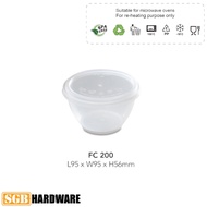 Felton Disposable Microwave Round Food Container FC 200 (50 pieces)*