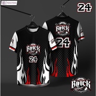 【FENGTENG】 【Free Custom  Number】Project Black Market 24 Sublimation Tshirt | Baju Lelaki | Baju Wani