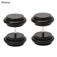 BLING 2pcs 18G 1 2mm Ear Studs 00G 10mm Acrylic Fake Ear Plug Taper Stretcher