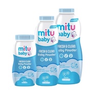 Mitu Baby Powder 200+100gram / 100+50 gr Baby Loose PowderFresh & Clean bedak baby
