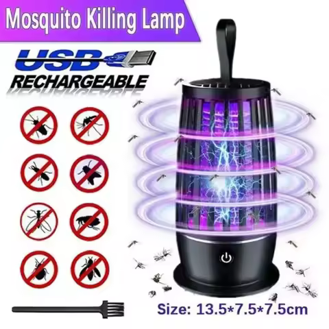Portable Mosquito Killer Lamp Wired/Wireless Electric Fly Trap Bedroom Silent Mosquito Killer Lamp O