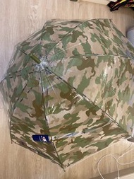 借位一放🙏🏻 購自日本🇯🇵🇯🇵 中國製 Champion 透明傘 camo 迷彩 Size /60cm 100％new 100％real 100％deadstock （日本限定，男女皆可，極罕有👍🏻)