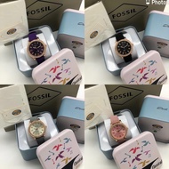 fossil watch fossil SALE❗️❗️FOSSIL STEEL & LEATHER WATCH LADY inc box