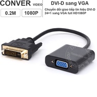 DVI to VGA 1080P DVI-I 24+1 to VGA 20Cm