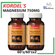 Kordels's Magnesium Amino Acid Chelate 750 Magnesium Glycinate EXP04/2027