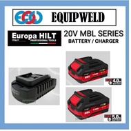 EUROPA HILT MBL SERIES 20V X 4.0AH / 5.0AH BATTERY PACK / CHARGER FOR MBL20AG MBL20RH MBL20HD (ORIGI