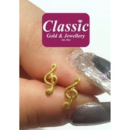 emas 916 subang 1.21gram/916gold earring/916金耳环