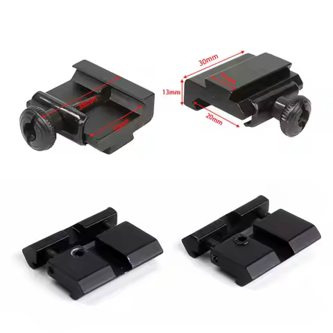 Converte 20mm To 11mm Laser Scope Rail Mount Conversion Base for Flashlight / Sight Mounting Turn 11