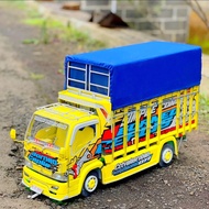 PROMO miniatur truk oleng kayu asli full variasi / truk oleng boss kecil terlaris