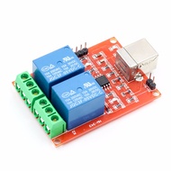 1PCS  Smart Home Timer Delay Relay Solid State Module 5V Relay USB 2 Channel Programmable for Comput