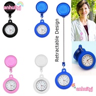 AHTY Pocket Watch Gift Quartz Clock Clip-on Fob Watch