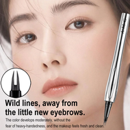 Dual-ended Brow Pencil Waterproof 2 Fork Tip Eyebrow Tattoo Pencil Long Lasting Natural Liquid Eye B