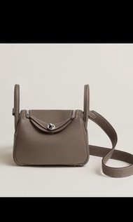 Hermes mini lindy 2 etoupe 大象灰 phw