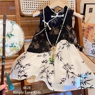 [Simple Love Kids] Little Girls' Sleeveless CheongSam 4828