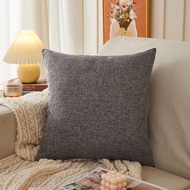 30x50/40x40/45x45/50x50 màu trơn cotton ghế sofa bằng vải lanh Vỏ gối tựa nhà Gối trang trí Bìa (khô