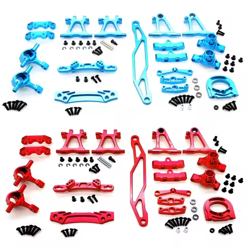 RC Part Metal Modification Accessory Kit Suspension Arms Steering Knuckle for Tamiya TT-02 TT02 1/10