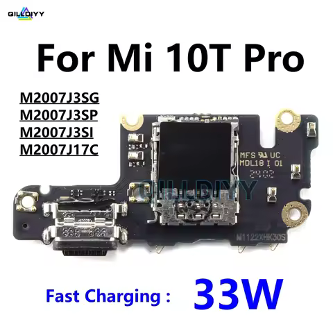 USB Dock Connector Charging Port Flex Cable For Xiaomi Mi 10T Pro 5G Charger Board Type C Tail Plug 
