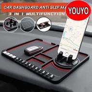 Multifunction Car Dashboard Anti Slip Mat Sticky Pad GPS Phone Holder Stand Parking Phone Number Pla
