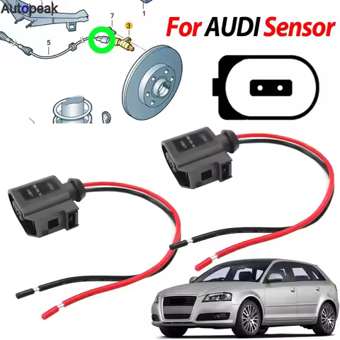 2pc For Audi A1 8X A3 8P 8V A4 8K A5 8T 8F A6 4G C7 A7 A8 Q3 8U Q5 8R Q7 TT ABS Sensor Wheel Speed C