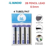 [ Buncho ] 2B Mechanical Pencil Lead 0.5mm (4 in 1)